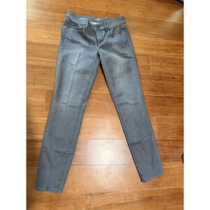 LOFT Skinny Jeans Sz 27/4 Gray Denim Modern Fit Classic Style